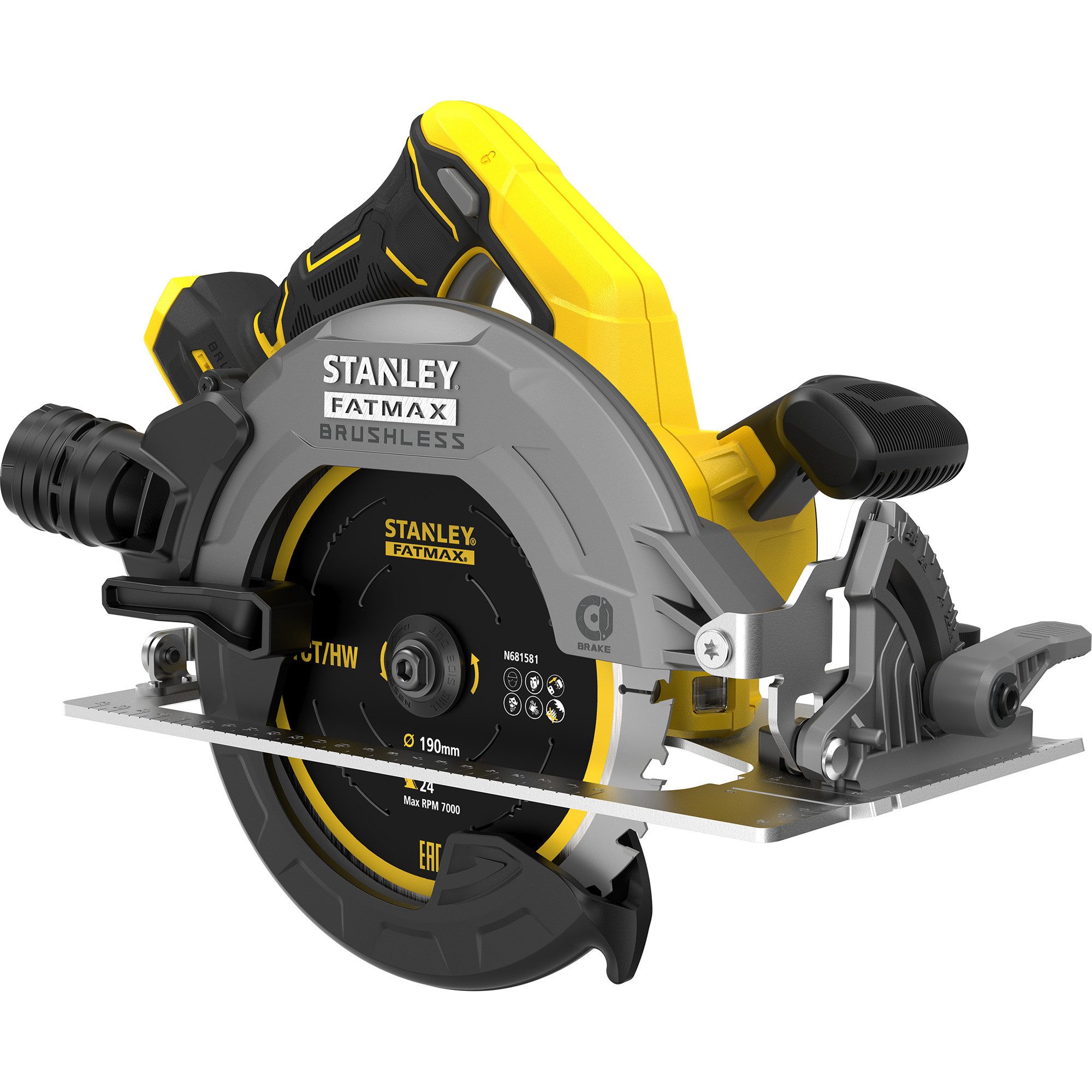 STANLEY Kappsäge Stanley Akku-Handkreissäge (SFMCS550B-XJ), 18Volt
