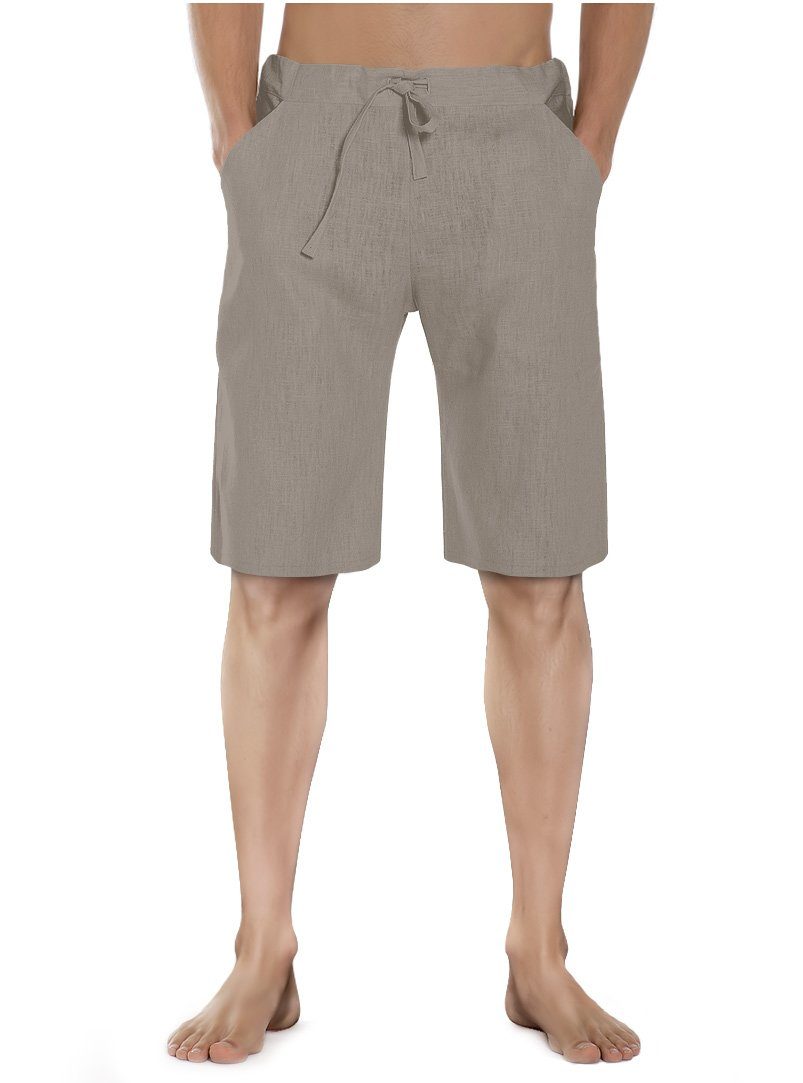 SCHAZAD Leinenshort Leinenhose oliv