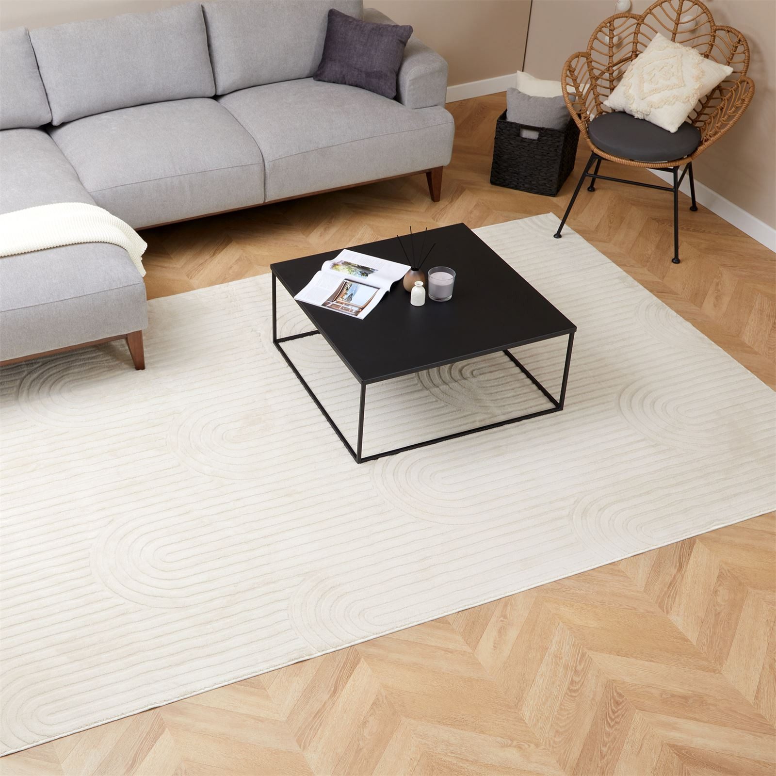 IDIMEX Teppich BOW, Wohnzimmerteppich waschbar 200x300 günstig online kaufen