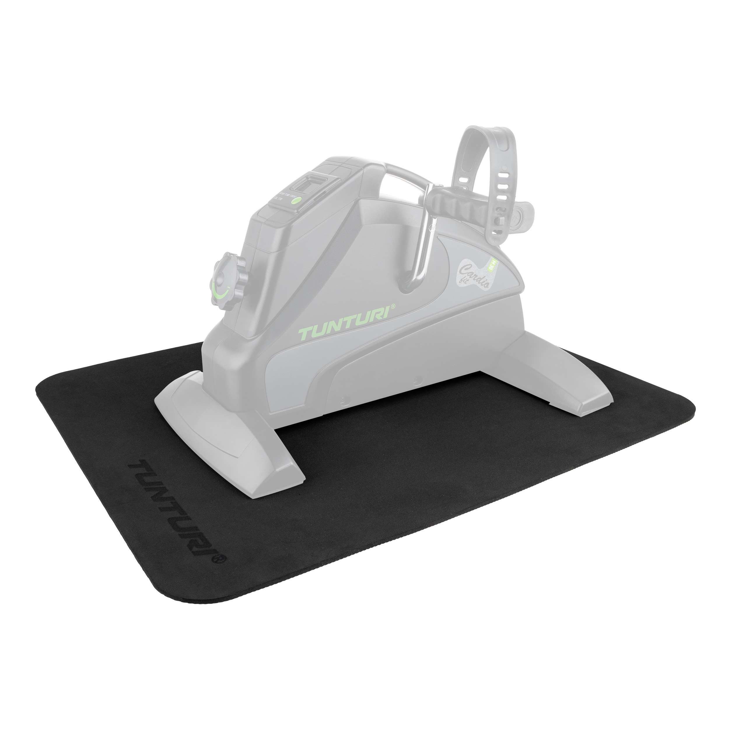 Tunturi Bodenschutzmatte Antirutschmatte für Heimtrainer - Bodenschutzmatte - Schutzmatte - 65x