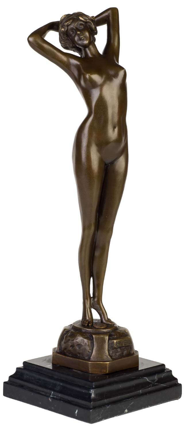 Erotik Statue Bronze 42c Bronzeskulptur im Antik-Stil Aubaho Kunst Figur Frau Skulptur