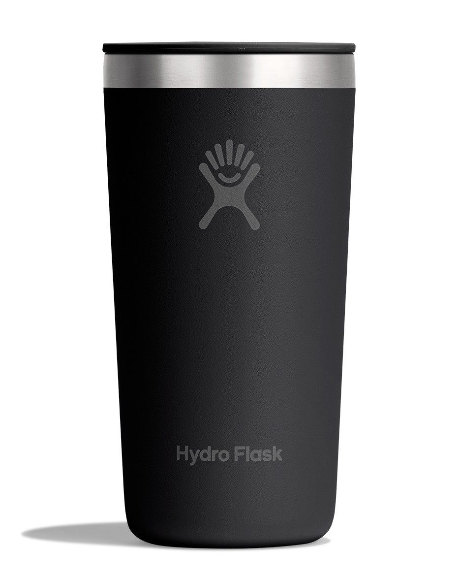 Hydro Flask Thermobecher 12 OZ All Around Tumbler Press-In Lid, 355 ml, 1-tlg., Edelstahl, Kompatibel mit Trinkhalmdeckel und verschließbaren Eindrückdeckel
