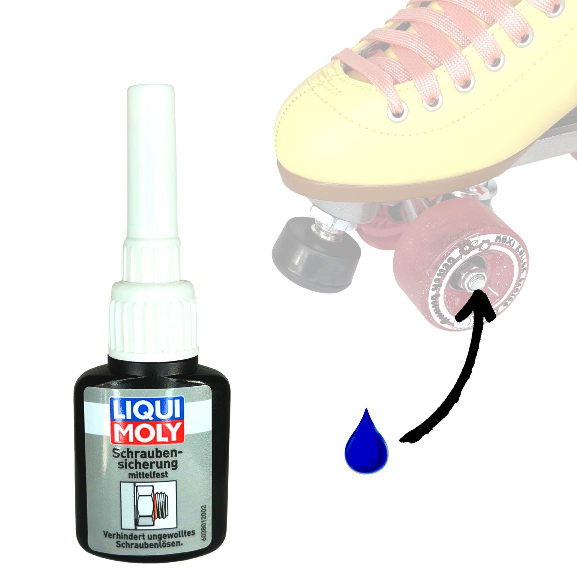 Liqui Moly Fahrrad-Montageständer Liqui Moly Schraubensicherung Mittelfest 10ml – Bild 3 von 5