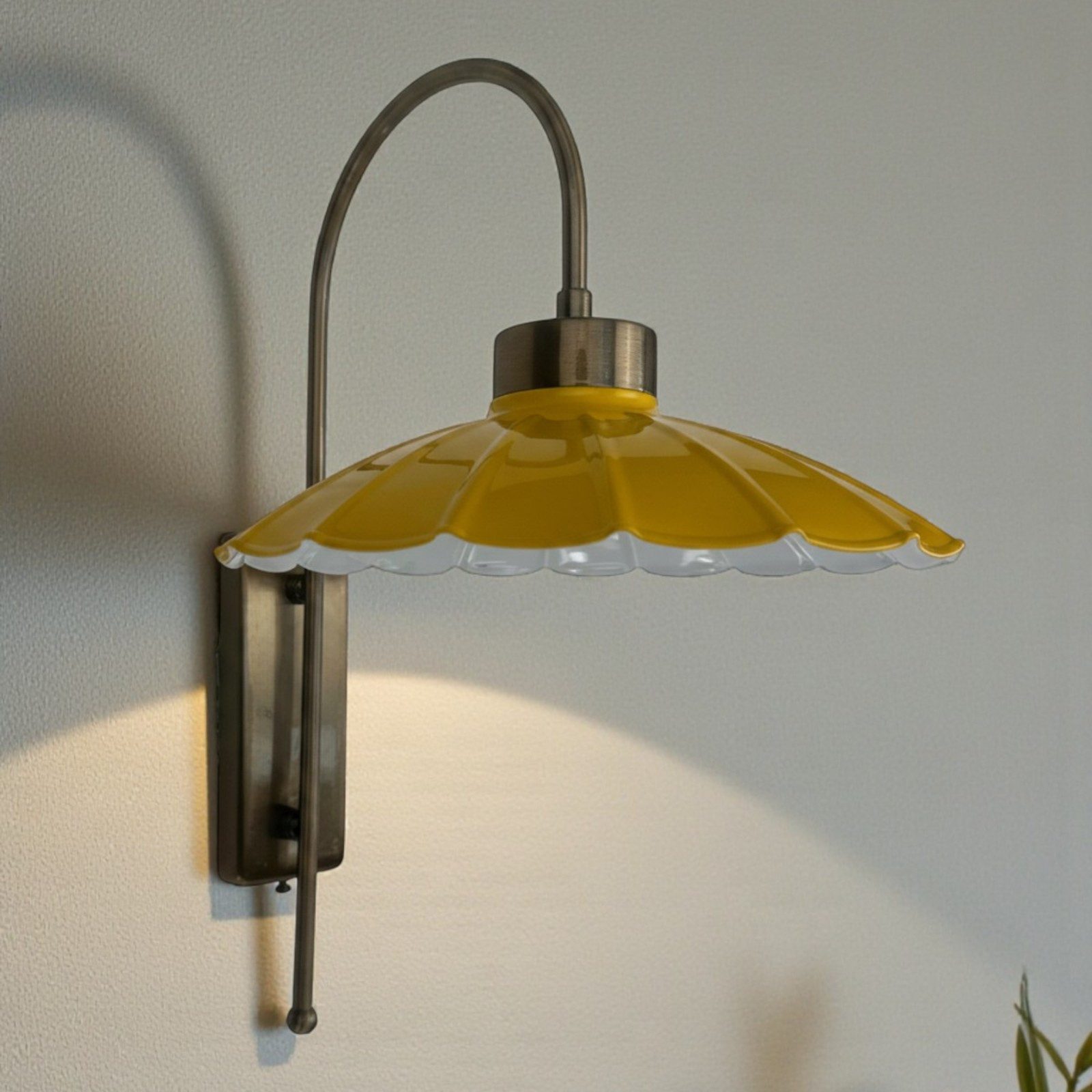 Bamyum Wandleuchte Risso Vintage Metall Wandleuchte, ohne Leuchtmittel
