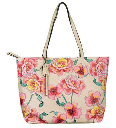 Gabor Shopper Zip shopper L, mit Blumenaufdruck