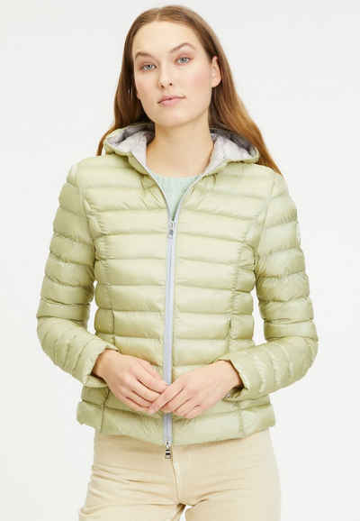 No.1 COMO Steppjacke Bergen mit Label-Applikationen