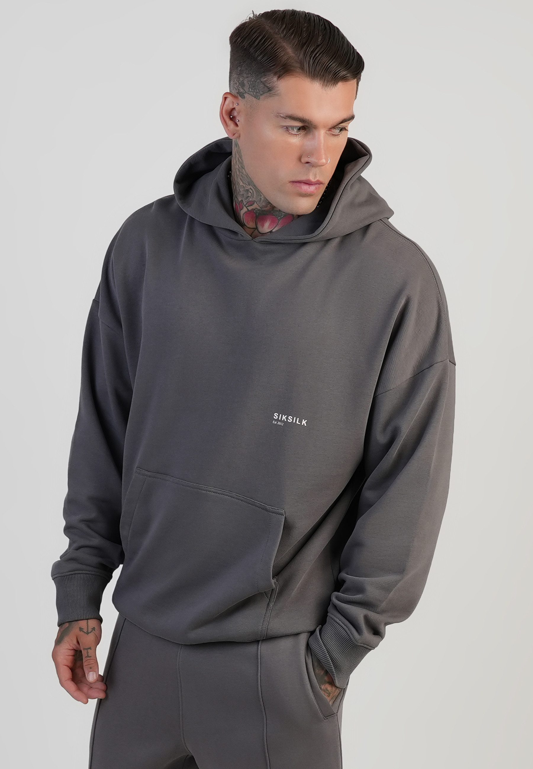 Siksilk Hoodie SikSilk Herren Hoodie mit Grafikprint