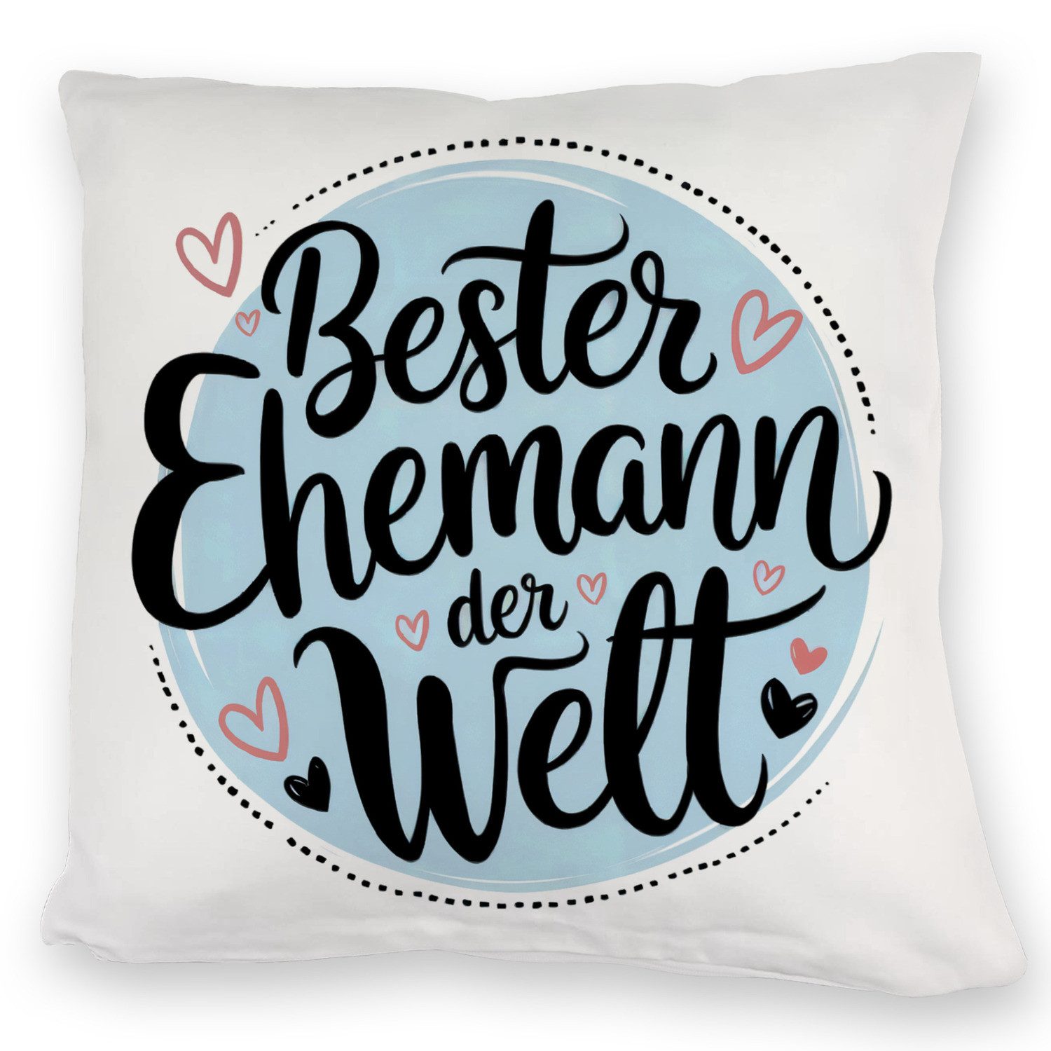 speecheese Dekokissen Bester Ehemann der Welt Kuschelkissen