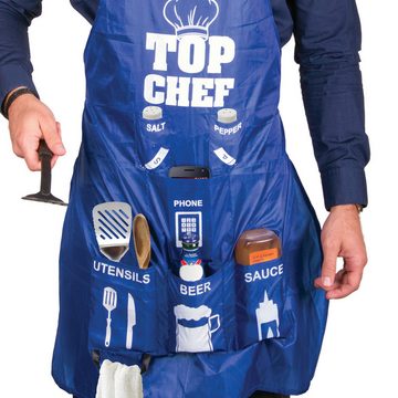 Fizz creations Kochschürze Männer Kochschürze mit 6 Taschen