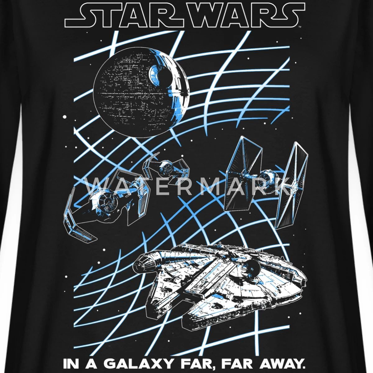 Spreadshirt T-Shirt Star Wars In A Galaxy Far, Far Away Premium Langarmshirt Damen (1-tlg)