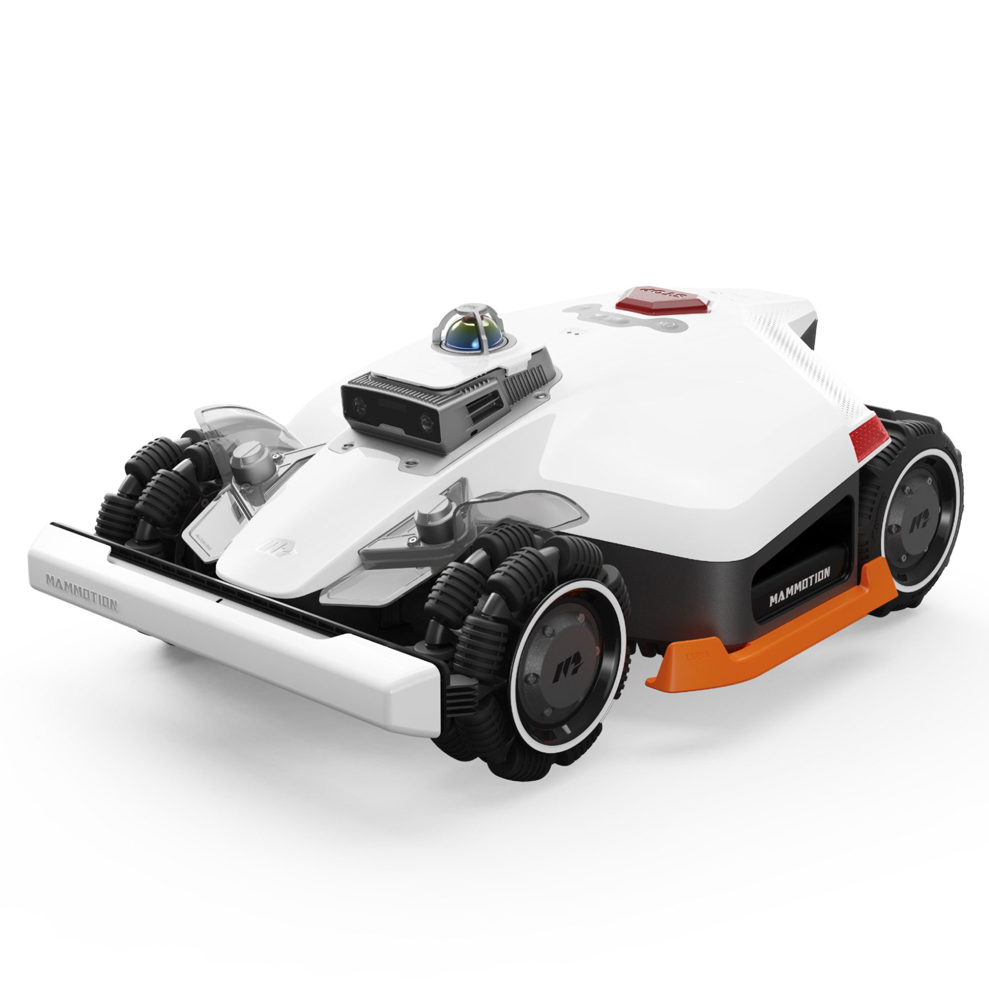Mammotion Rasenmähroboter LUBA 3 AWD 5000 Mähroboter ohne Begrenzungskabel, bis 5000 m² Rasenfläche, 360° LiDAR+NetRTK+KI Vision, Allradantrieb, Auto-Kartierung, 4G-Modul