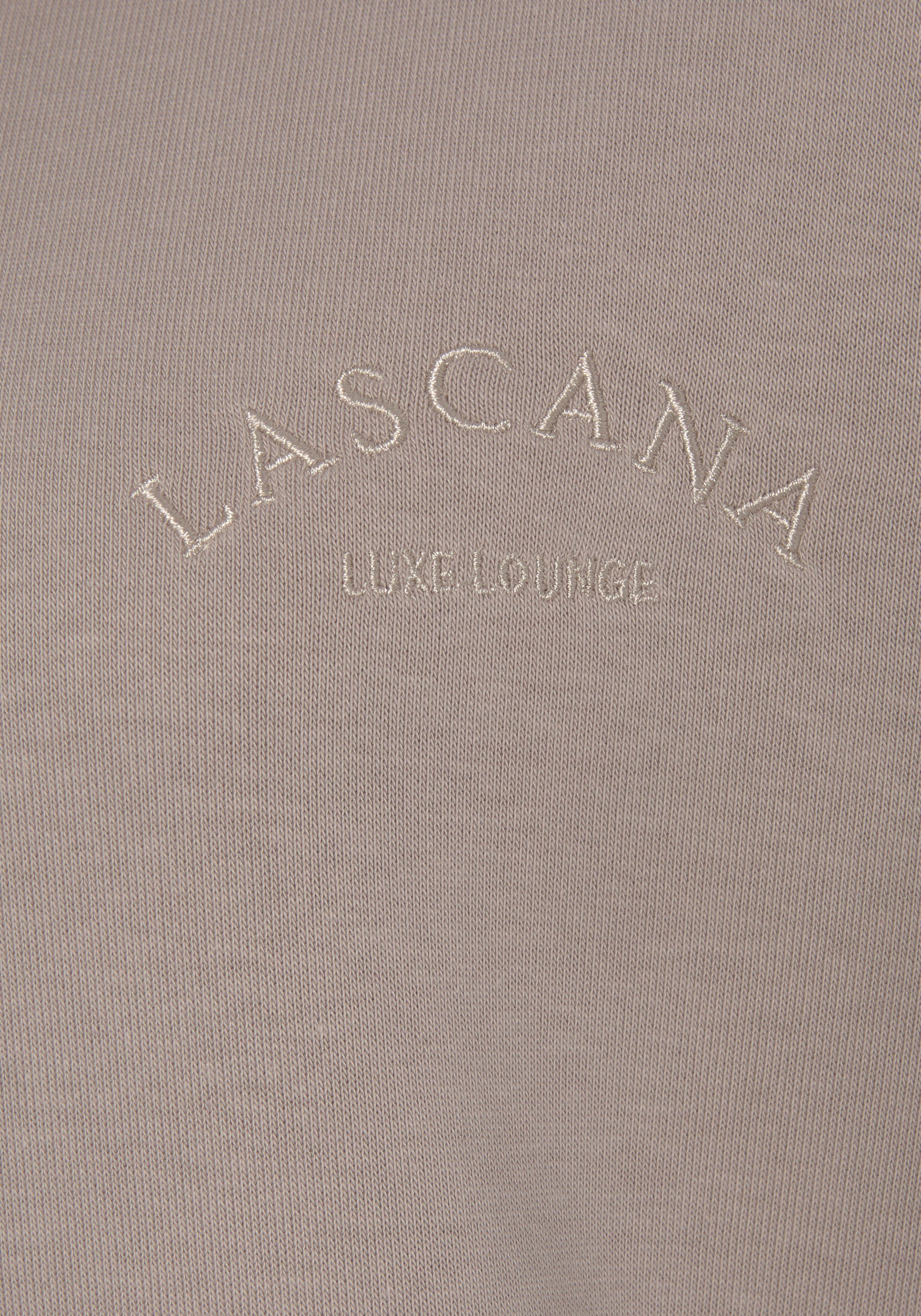 LASCANA Kapuzensweatshirt mit Logostickerei, Loungewear