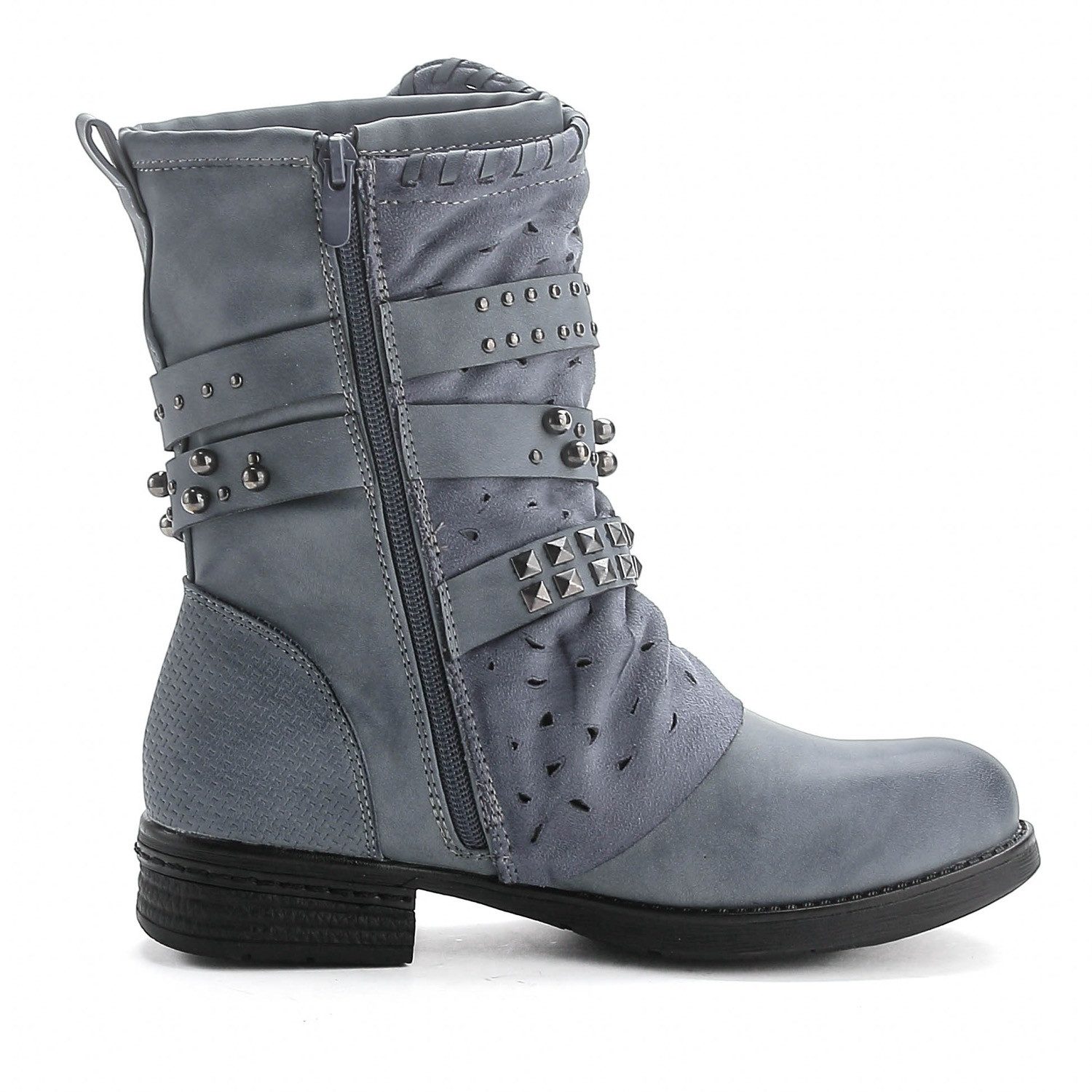 Pogolino ST15 Bikerboots Nieten