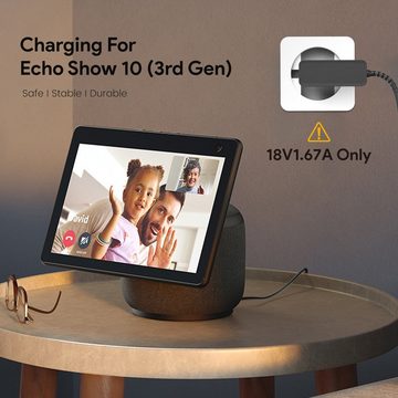 HKY 30W Ladekabel für Display Alexa PA-K3V1N9 AcBel WAH026-F90GW 026-F90G Notebook-Netzteil (Amazon Echo (3rd Gen) Plus (2nd Gen) Echo Show 8 HD Echo Show 8/10)