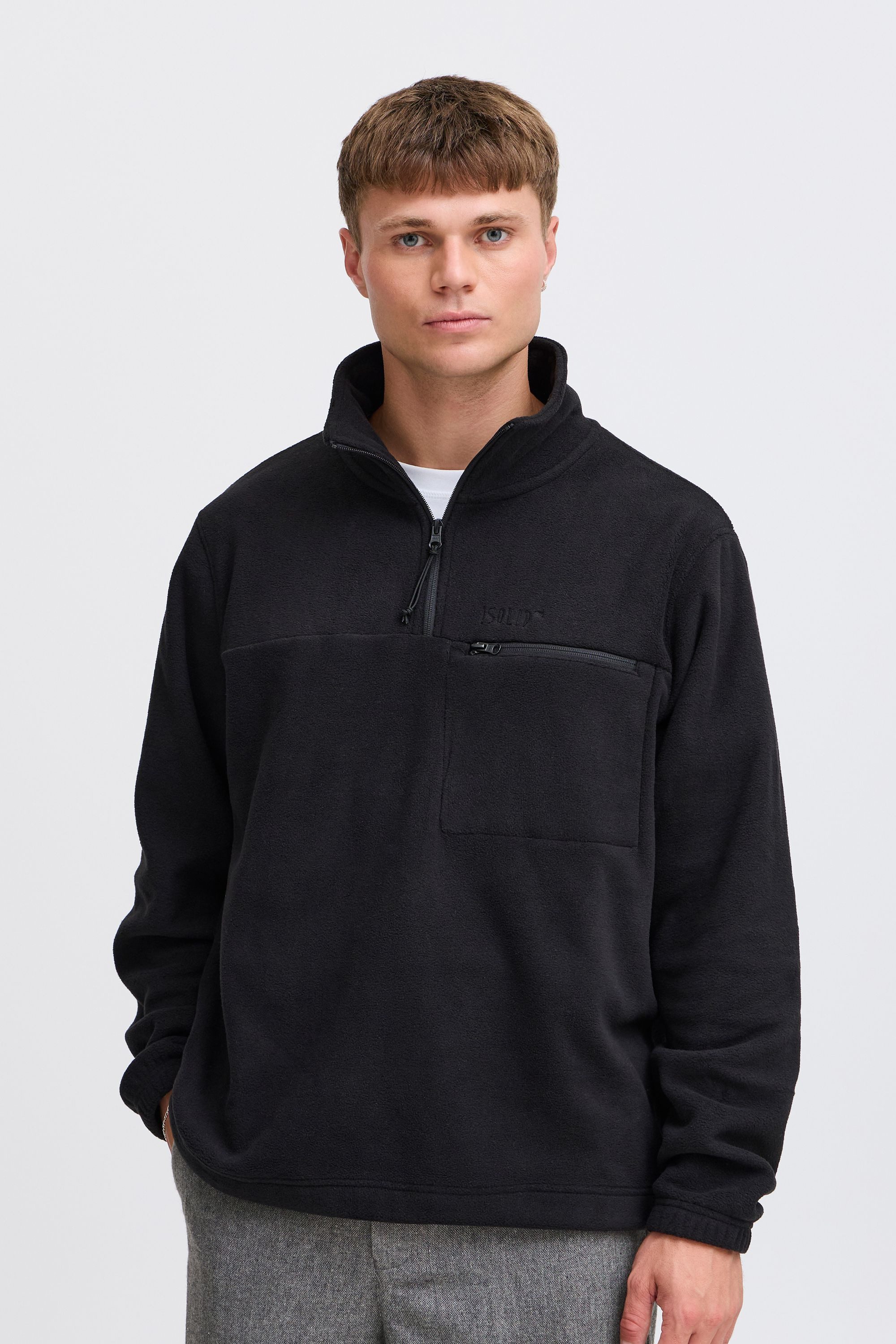 !Solid Troyer SDNobert Gemütliche Halfzip Fleecejacke