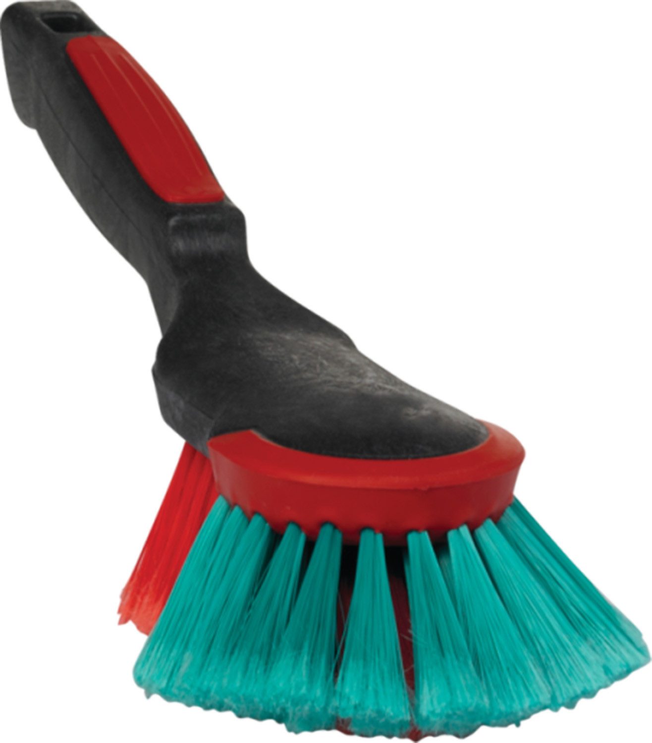 Vikan Autowaschbürste Handbürste mit kurzem Stiel, 320 mm, 320 mm, Weich/gesplisst, Schwarz, nicht zutreffend, (stück, 1-tlg., Handbürste), Handbürste Handfeger Kehrbürste