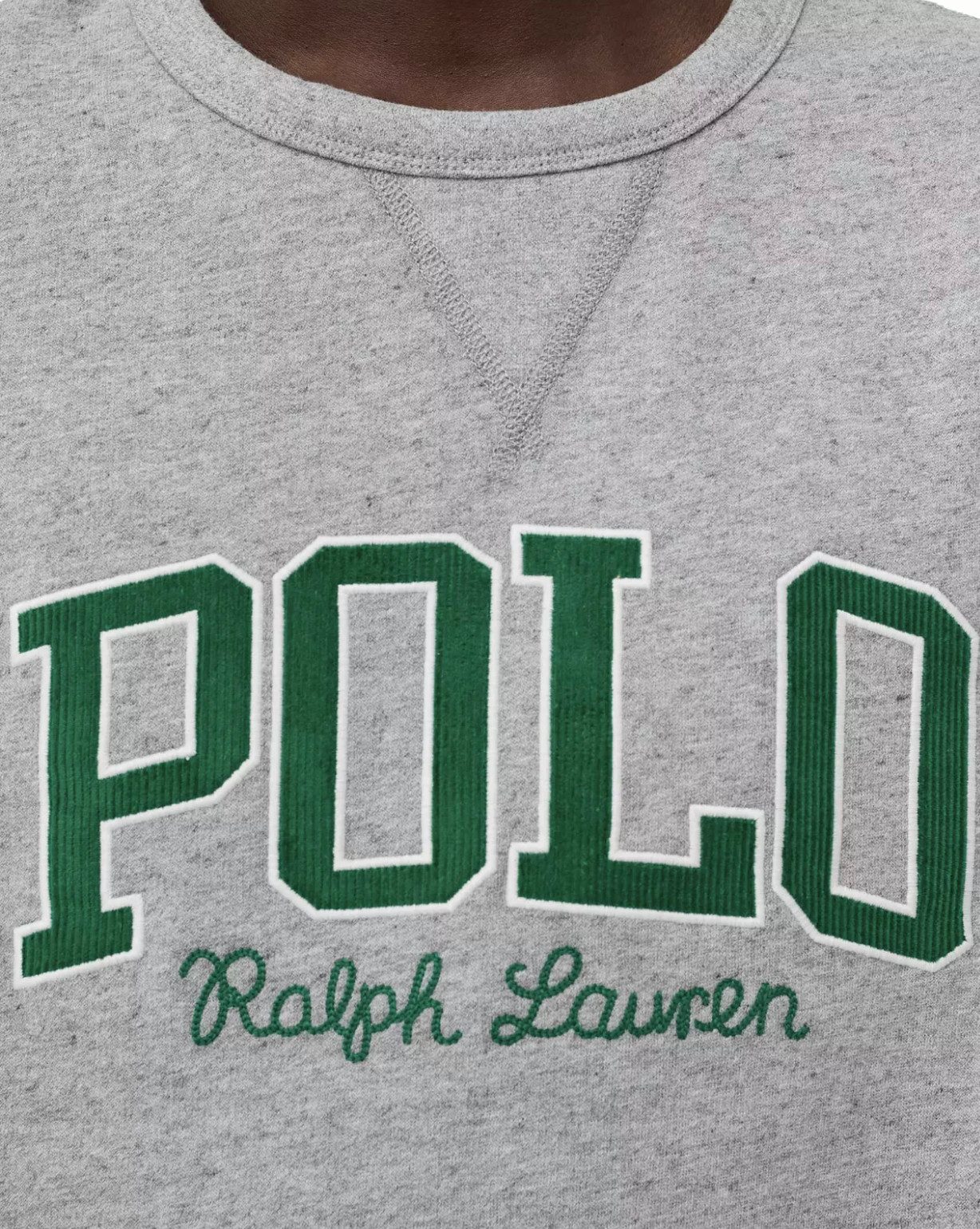 Polo Ralph Lauren T-Shirt 90s Big Logo Retro Classic Fit 90s Großer Collegiate-Logo-Aufdruck auf der Brust