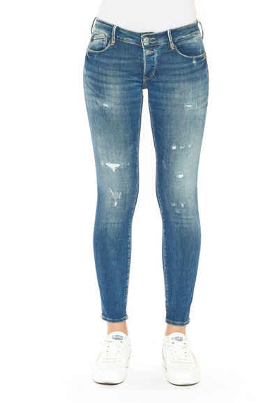 Le Temps Des Cerises Bequeme Jeans PULPC in tollem Used-Look