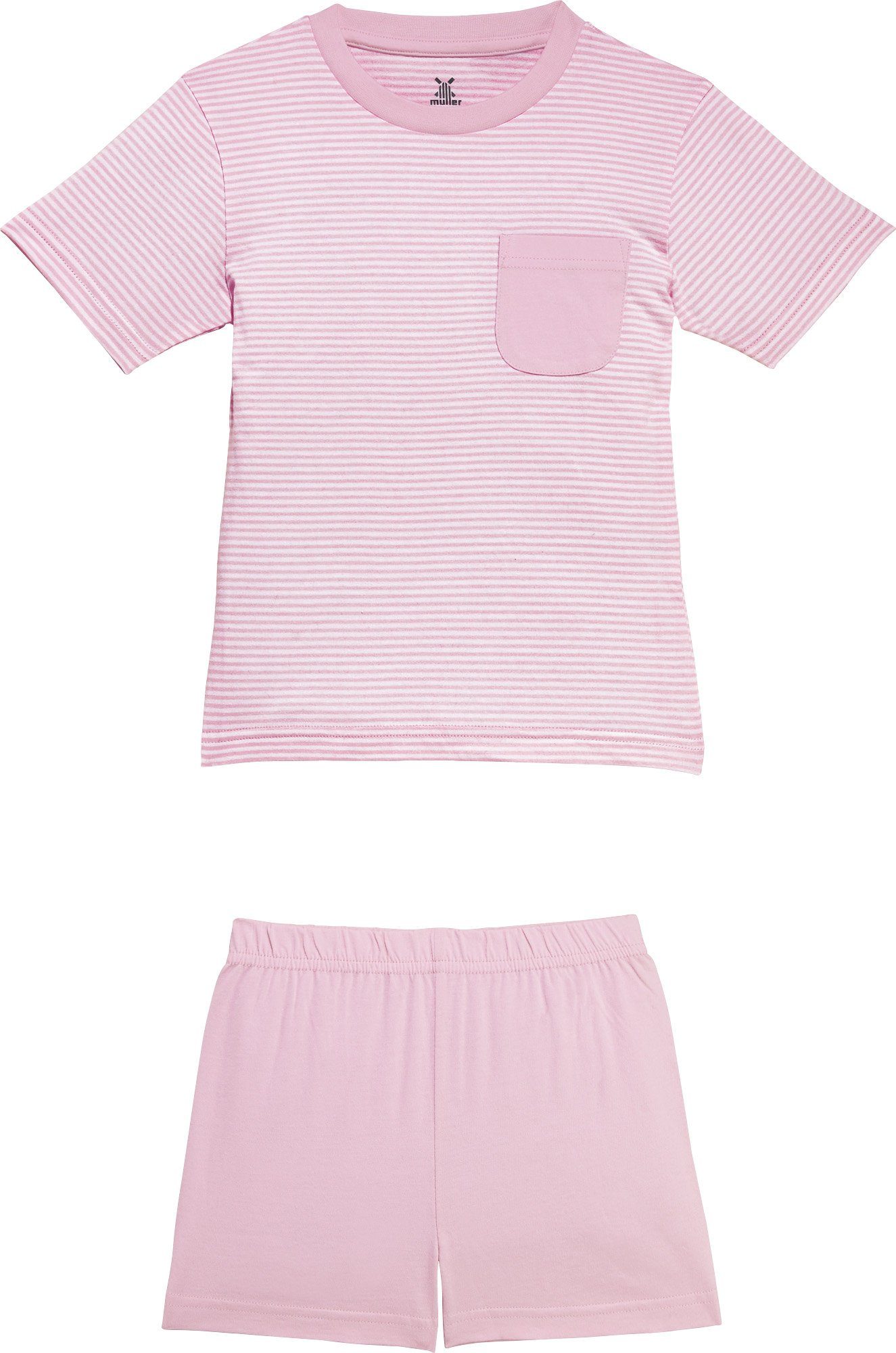 Erwin Müller Pyjama Kinder-Shorty Single-Jersey Streifen