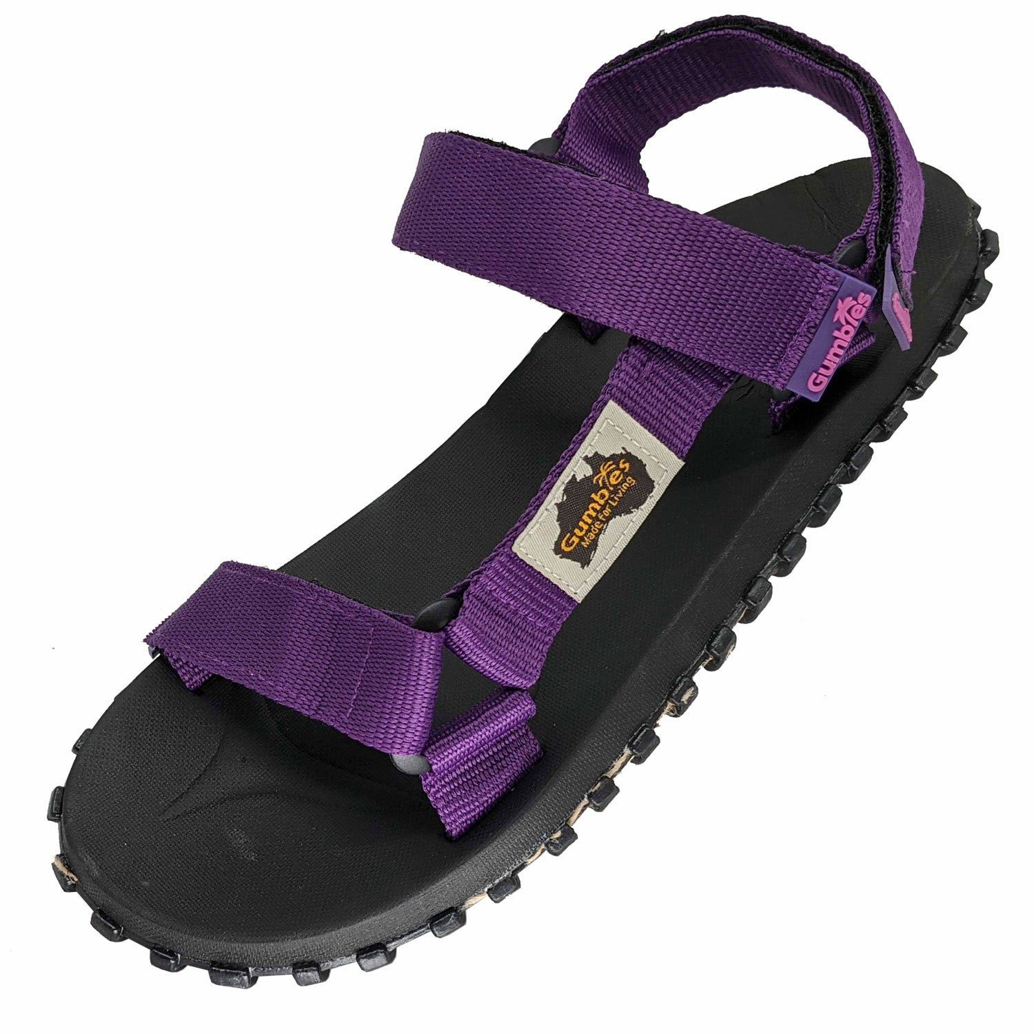 Designs« farbenfrohen Sandalette Purple Scrambler Gumbies in »in recycelten aus Materialien