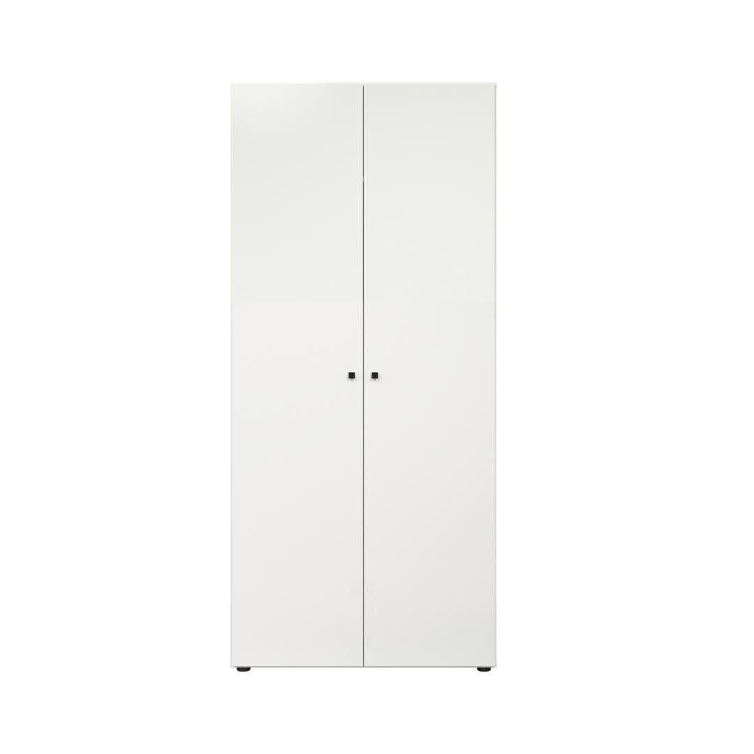trendteam Kleiderschrank Basics Kleiderschrank 2 Türen weiß. (1-St)