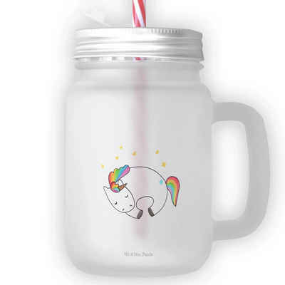 Mr. & Mrs. Panda Cocktailglas Einhorn Nacht - Transparent - Geschenk, Sommerglas, Cocktail-Glas, Ru, Premium Glas, Prägende Sprüche