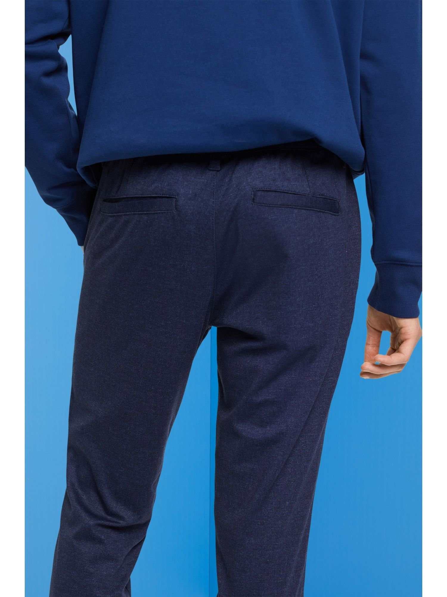 im Jogger Schicke DARK BLUE Hose Pants Jogger-Style Esprit