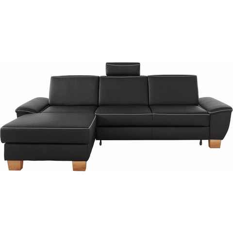 exxpo - sofa fashion Ecksofa Croma, L-Form, wahlweise mit Bettfunktion