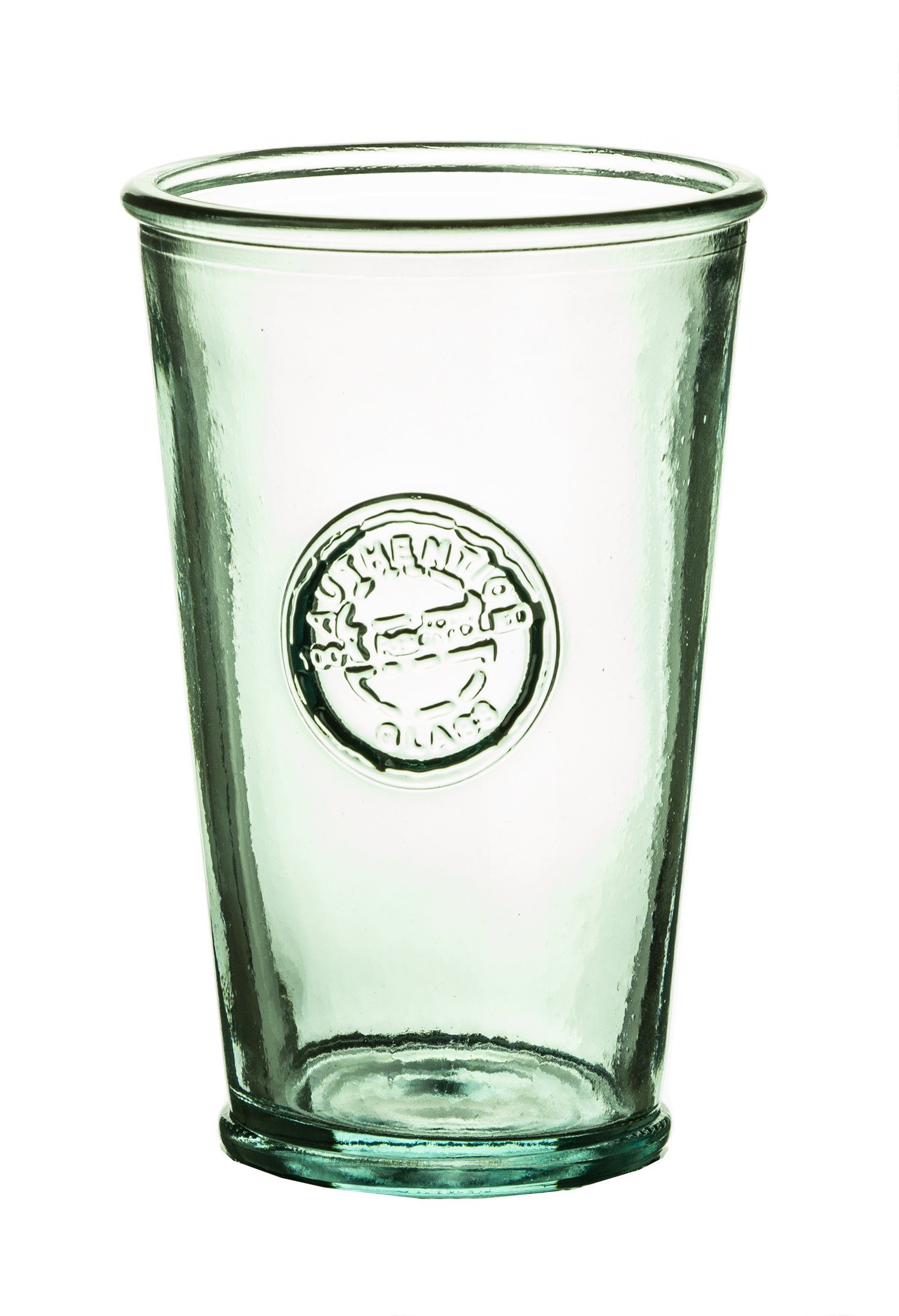 6er-Set Vintage Gläser Mit Sonnenblumen-Muster – Blaue Trinkgläser 300 Ml, Für Saft, Bier, Cocktails