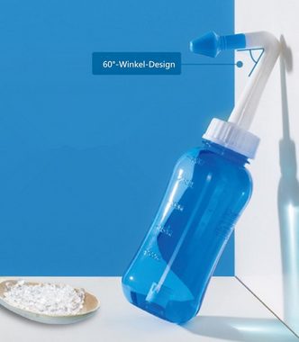 XDOVET Sprühflasche Nasendusche,Nasenreiniger,Nasendusche Kinder,eine Enthält,Enthält Temperaturmessaufkleber,Leicht zu reinigen Nasenspülkanne