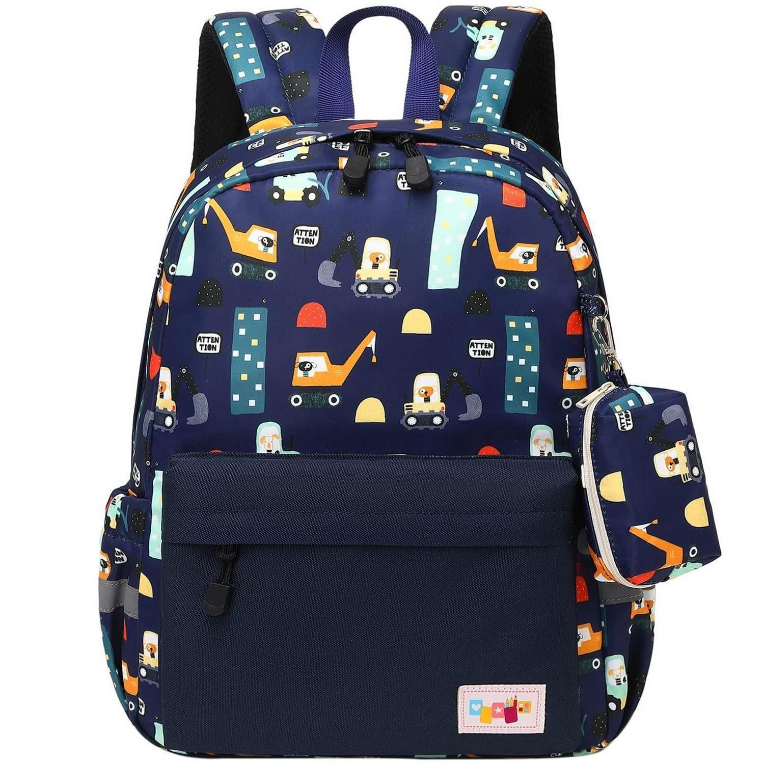 LuxusKollektion Kinderrucksack Kinderrucksack Cartoon-Tierdruck Blau