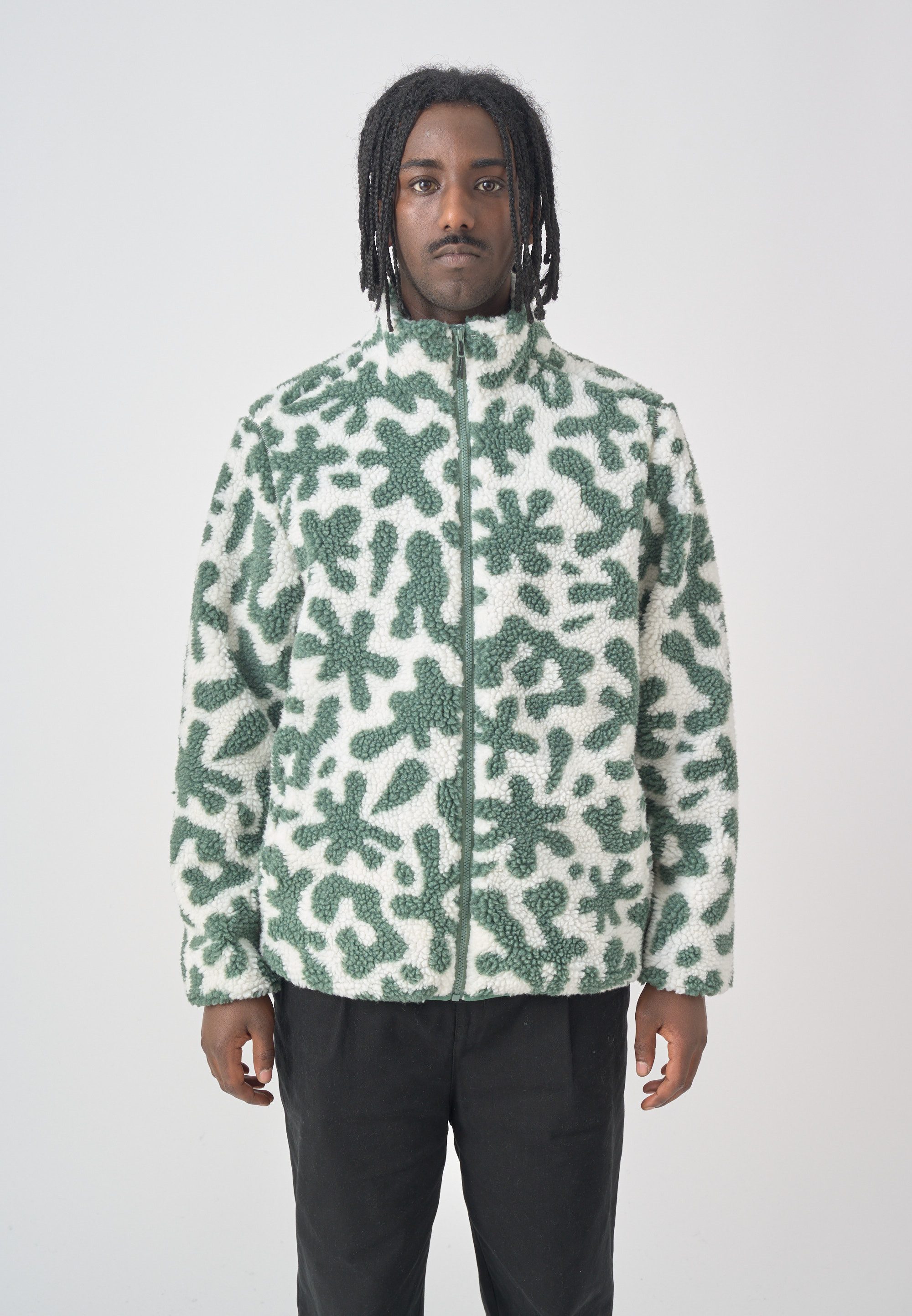 Cleptomanicx Fleecejacke mit lockerem Schntt