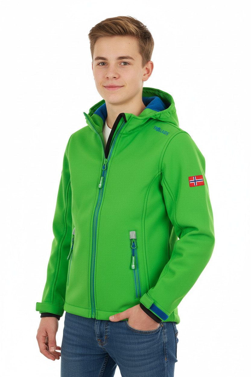 TROLLKIDS Softshelljacke KIDS TROLLFJORD JACKET (1-St)
