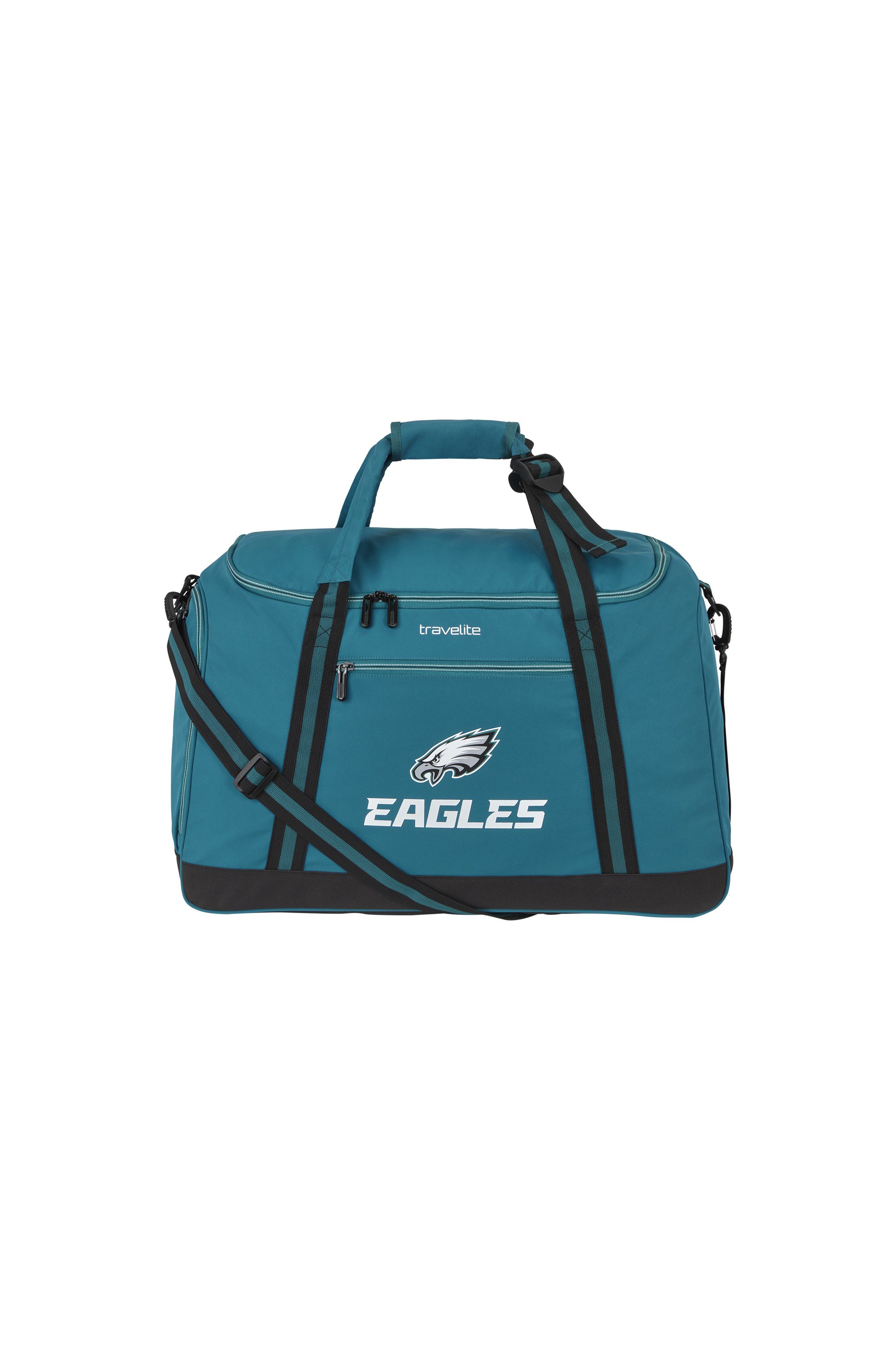 travelite Sporttasche travelite x NFL Duffle Bag 2in1, Unisex Tasche, als Rucksack nutzbar, Schuhfach und Aufsteckfunktion