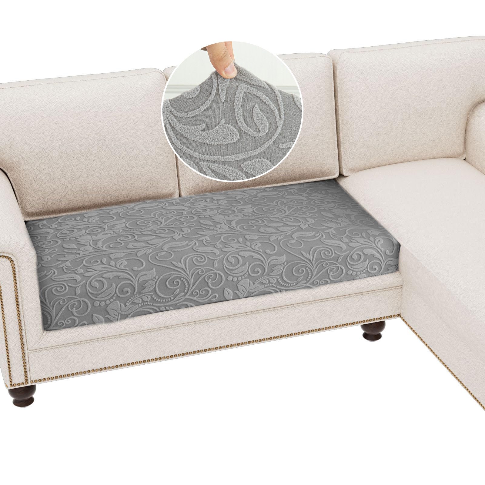 BTTO Sofahusse Stretch Floral Sofa Sitzkissenbezug günstig online kaufen