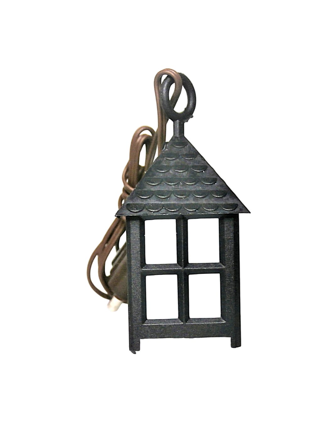 BELI-BECO Krippen-Zubehör Beli-Beco 549 Kunststoff-Laterne (schwarz) (3,5 V, Größe 2,2x2,2x3,6cm, mit unterschiedlichen Kunststoffeinsatz), für Weihnachtskrippen