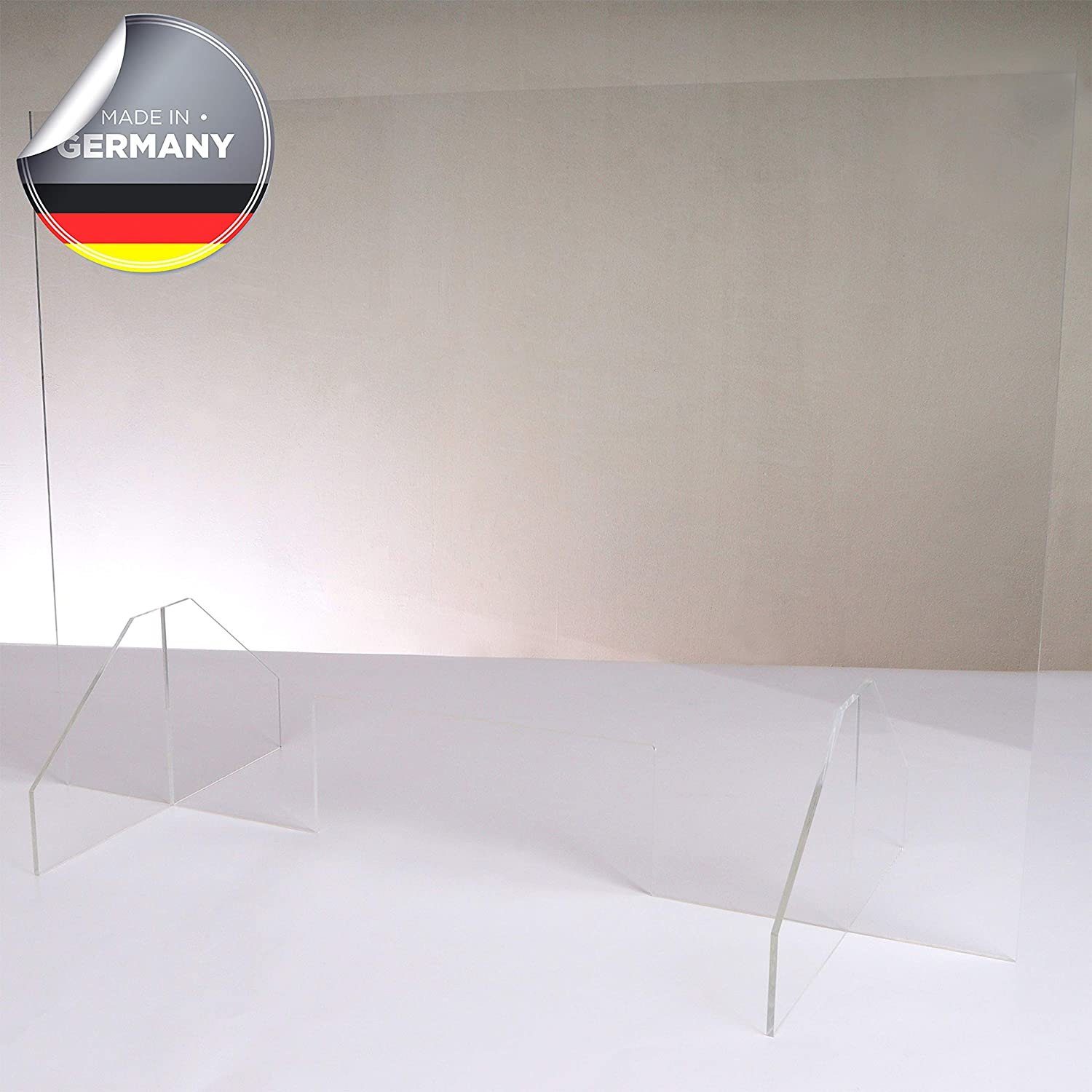 Größen - Tröpfchenschutz - - zum Füßen, Verschiedene Acrylglas queence aufstellen mit Schutzplatte aus Hustenschutz Trennwandplatten Spuckschutz