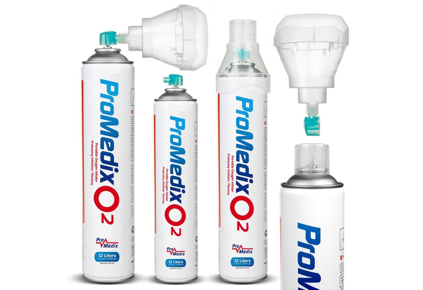 Promedix Inhalator PR-994, 1-tlg., Sauerstoffkonzentration 99,4%, 12Liter Volumen