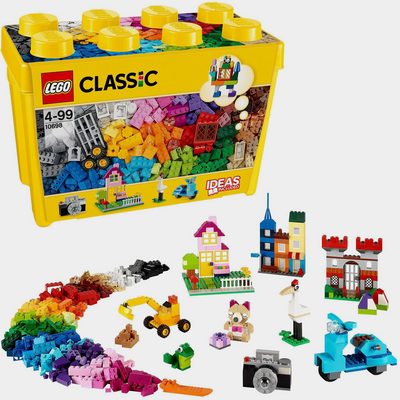 Konstruktionsspielsteine »Große Steine-Box (10698), LEGO® Classic«, (790 St), Made in Europe