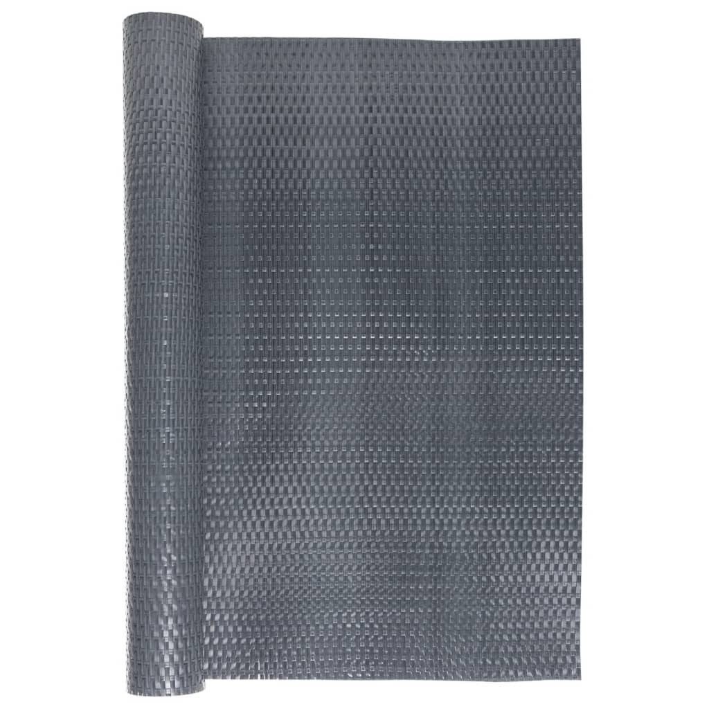 furnicato Balkonsichtschutz Balkon-Sichtschutz Rattan-Optik 300x80 cm Anthrazit Witterungsbeständiger Sichtschutzzaun mit praktischer Rattan-Optik – Bild 3 von 5