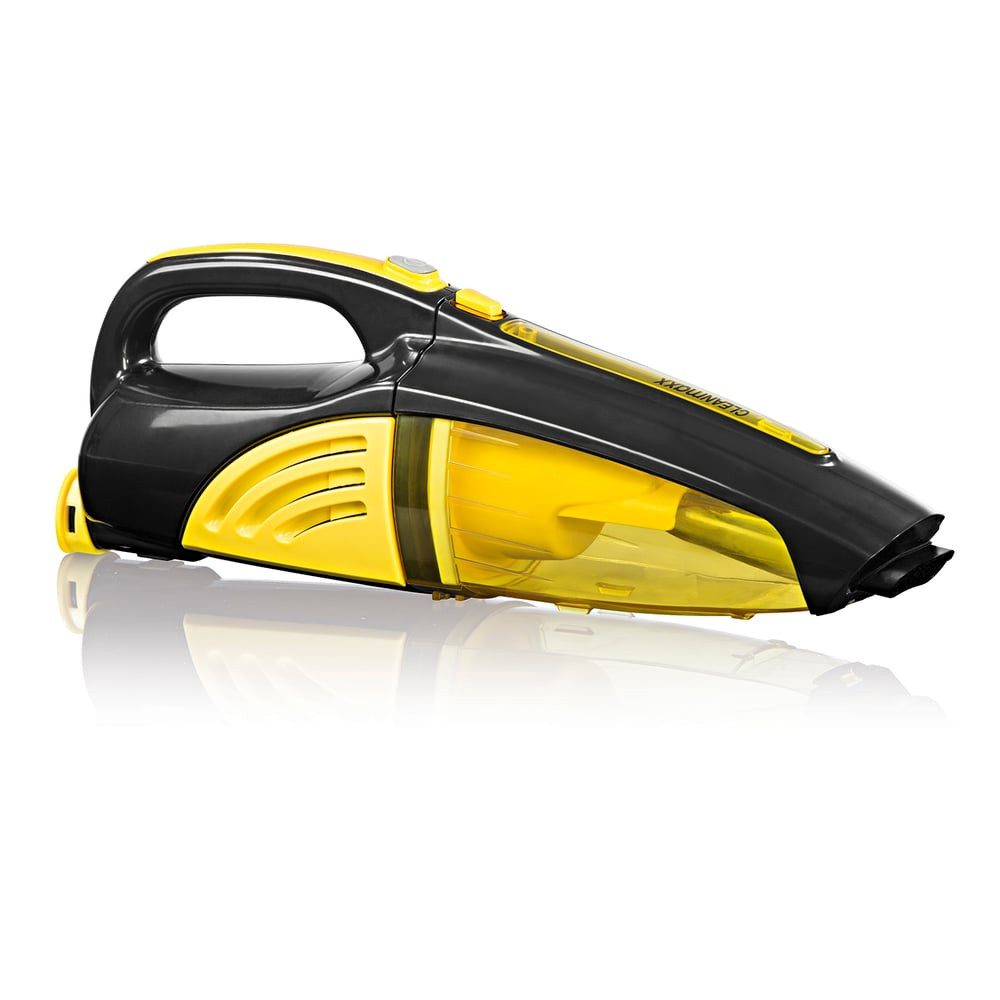CLEANmaxx Akku-Handstaubsauger beutellos, 35 W, beutellos, gelb/schwarz