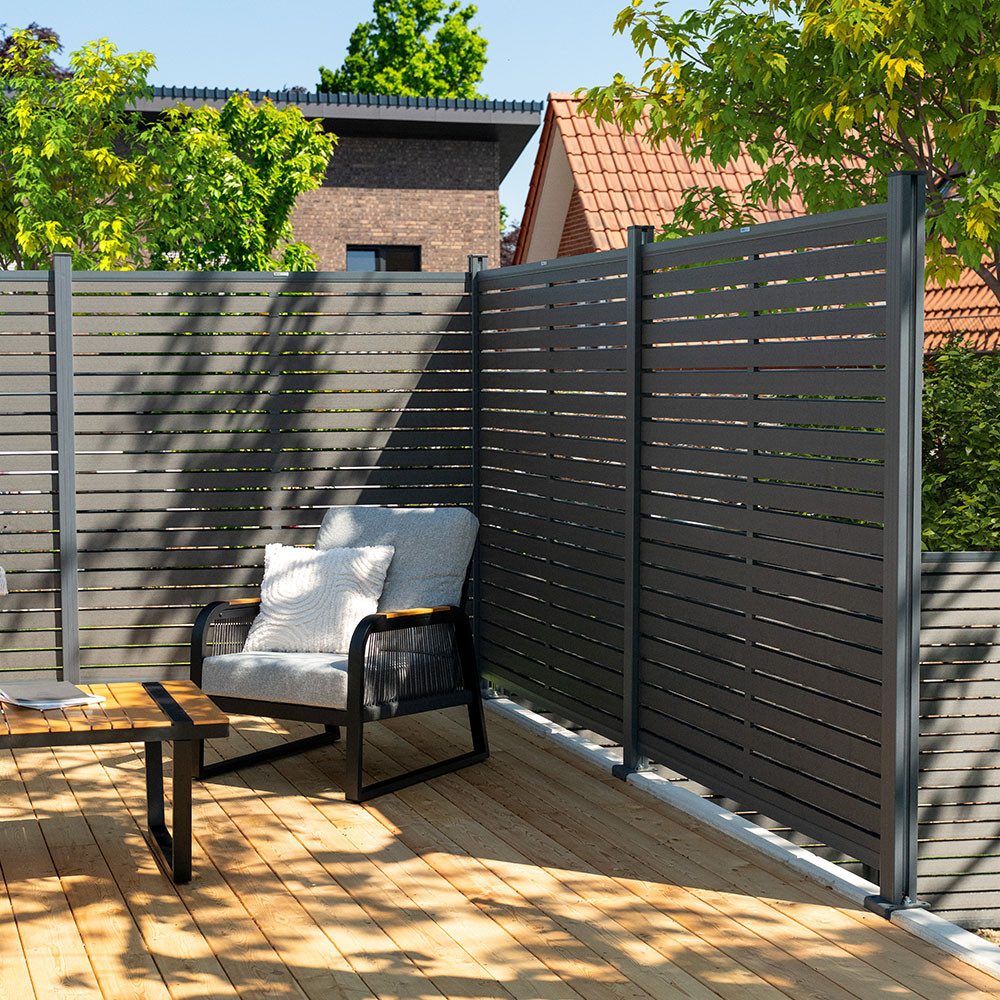 HOME DELUXE Sichtschutzelement WPC Sichtschutzzaun ALIRA, günstig online kaufen