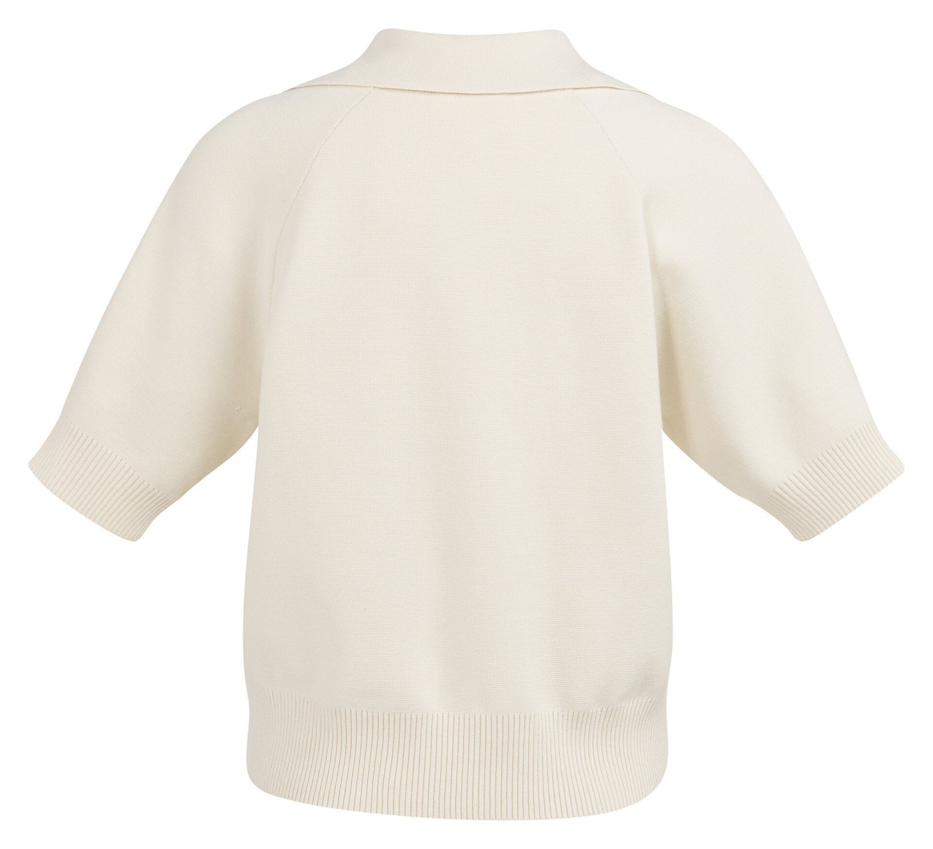 YAYA V-Ausschnitt-Pullover Kurzärmeliger Strickpullover günstig online kaufen