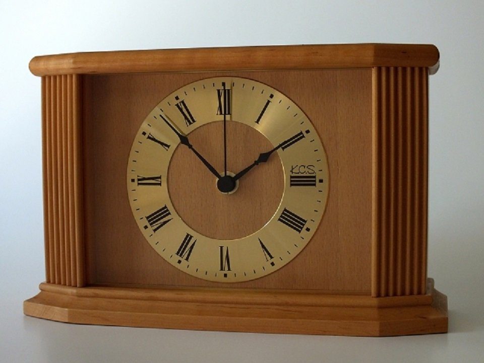 Beauty.Scouts Tischuhr Analoge Tischuhr Standuhr "Grenoble" Uhr, Antik, 24x15 cm