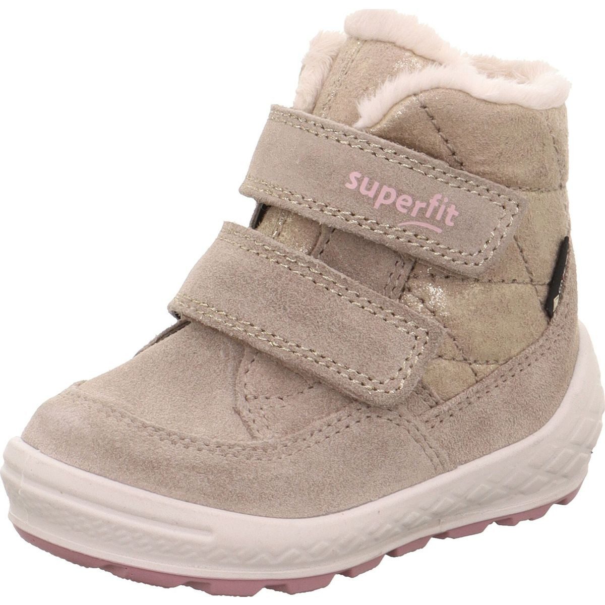 Superfit Groovy 2.0 Winterstiefel Wasserdichte, warm gefütterte Boots mit Klettverschluss und