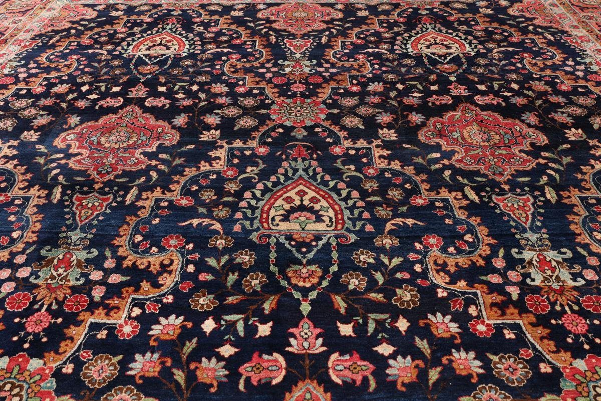 Orientteppich Yazd Antik 342x448 Handgeknüpfter Perserteppich, Nain rechteckig, Höhe: Trading, / Orientteppich mm 12