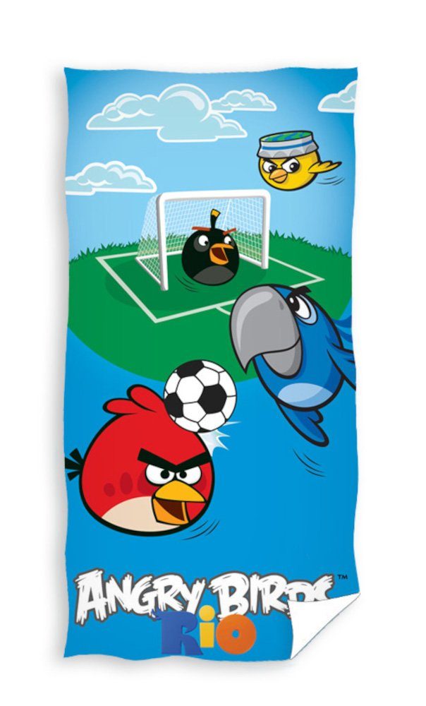 ANGRY BIRDS Strandtuch Angry Birds Rio Badetuch Handtuch Strandtuch 70 x 140 cm