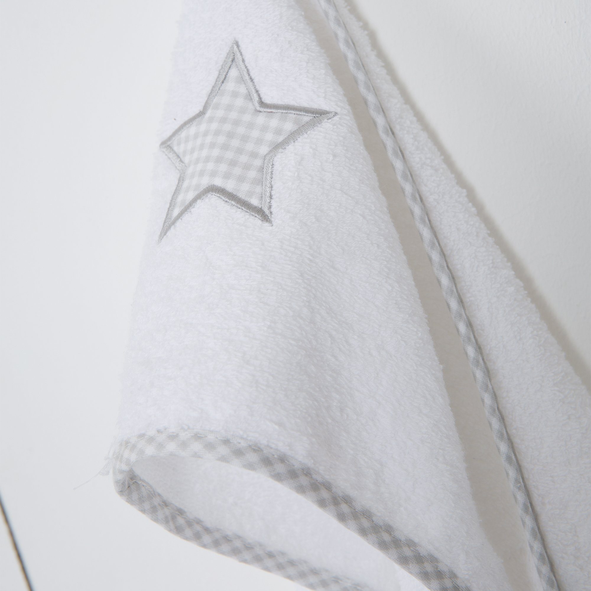 Handtuch roba® 3-teilig, Kapuzenhandtuch, Waschlappen & Stars Frottee Handtuch Little Set