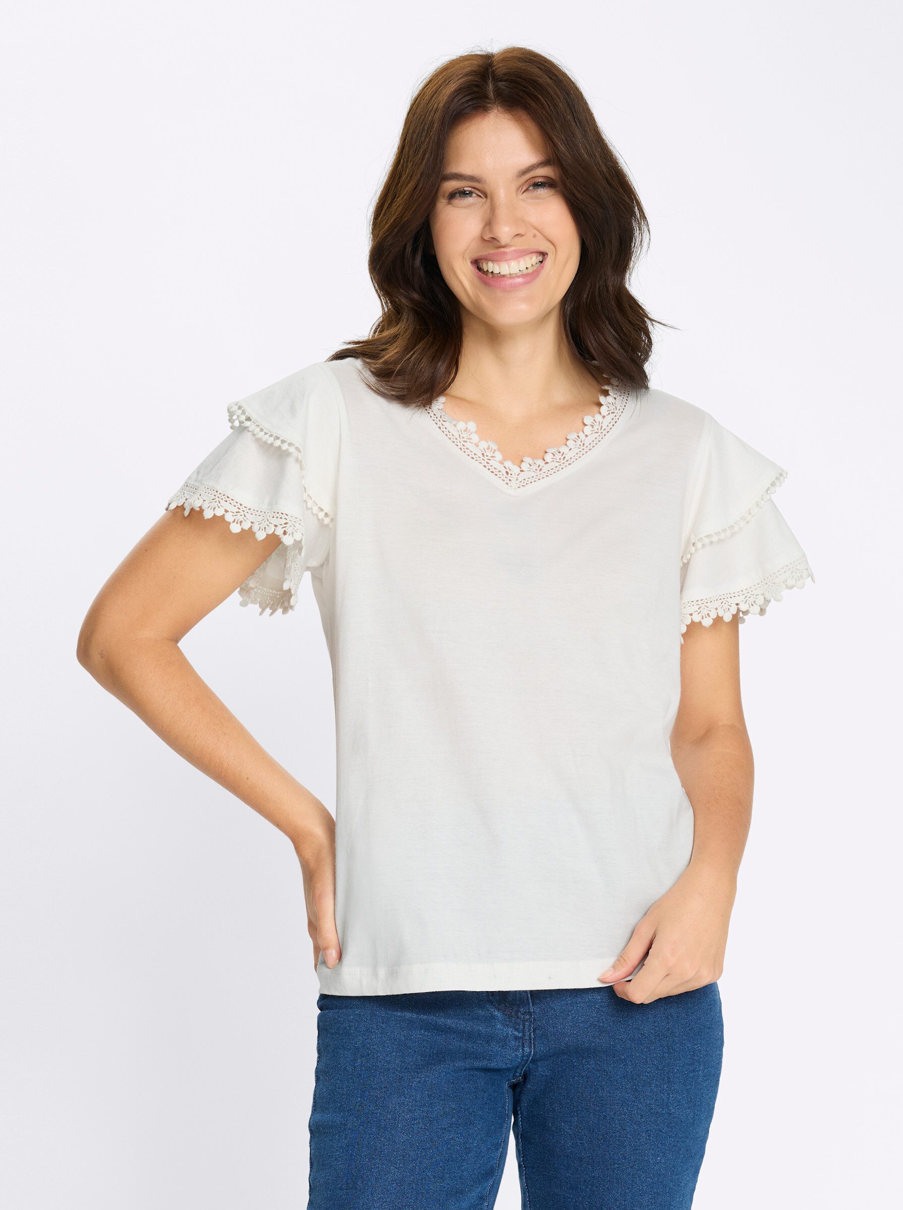 Sieh an! T-Shirt Kurzarm-Shirt Kurzarm günstig online kaufen