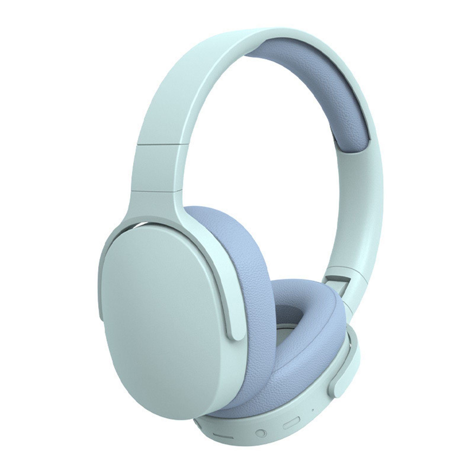 Rutaqian Bluetooth Kopfhörer, Kabellose Kopfhörer,HiFi Stereo Faltbare Headset Bluetooth-Kopfhörer (Bluetooth) Blau | Kopfhörer